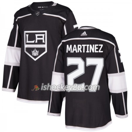 Mænd NHL Los Angeles Kings Trøje Alec Martinez 27 Adidas 2017-2018 Sort Authentic